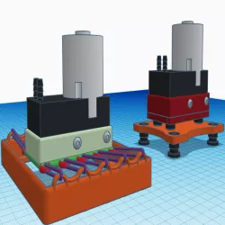 Layer Cooling Air Pump/Motor Anti_Vibration Ball & Floating Mount