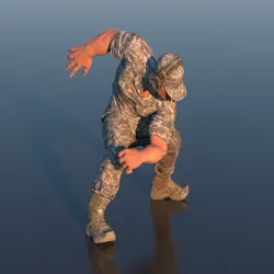 Male Action Pose