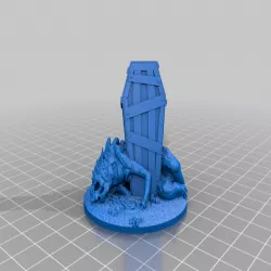 Malifaux Coffin Marker