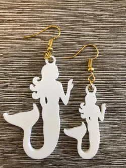 Mermaid earrings (two files!)