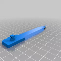 Middle finger for OTF switch blade