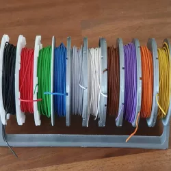 Mini spool holder for 0.14 mm wires