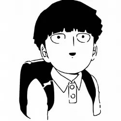 Mob Psycho stencil 3