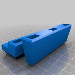 Neodymium Magnet Lock for 10x6x2mm Magnets for 5mm Material