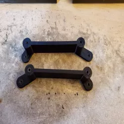Offset 3.5" hdd to 5.25" bay mount