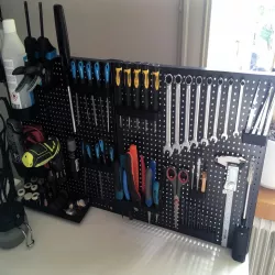 Pegboard tool holders