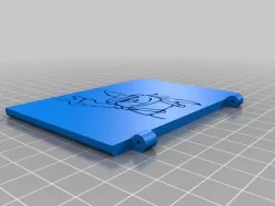 Printable display cover top
