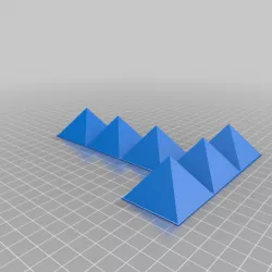 Pyramid cube net