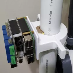 Raspberry PI support for 1" PVC pipe