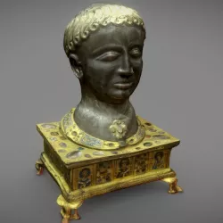 Reliquary head of the pope Alexandre