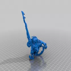 revisit - hunter with harpoon - steampunk ogre