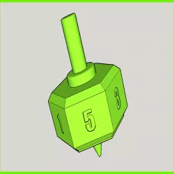 Spinning Dice (die) Top
