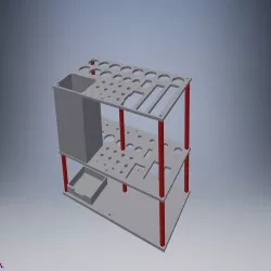 Tool rack for drone tools