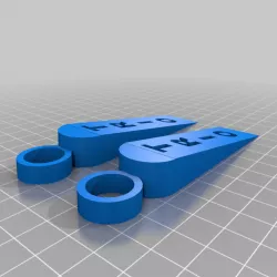 TRIO wedge key-ring