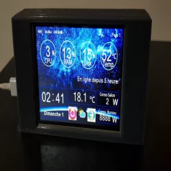 Weather Station Nextion 3.5" with EspHome, Hassio
