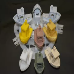 15-Berth Aero Dock Benchy Stand v1