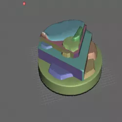 25mm elevated base with rocks