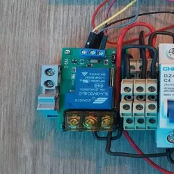 30A relay module DIN rail mount