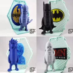 Backdrop for Wexagon - Hexagon Shelfs Vol 1 - Homelander, Batman, 3DPN, 3DMN