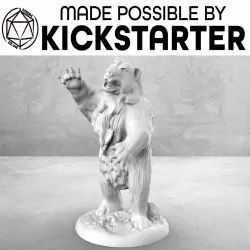 Bear - Action Pose - Tabletop Miniature