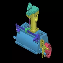 Bohaboy-Haas Poppet Valve Steam Engine