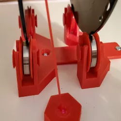 Captive Bearing Spool Wheels