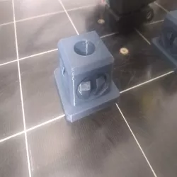 Caster Mount for Square Tubing