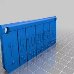 Click Pocket Money Braille embosser