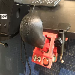 Compact H shifter for racing games