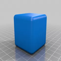 Customizable Rounded Cube (Openscad)
