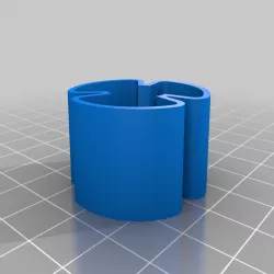 D-Size Battery adapter for AA 
