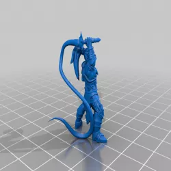 Dark Eldar Drow Male with whip