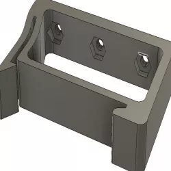 DIN Rail Clips with 5.5mm Hex Nut Recess