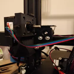 Direct drive E3D Titan extruder with part cooling fan conversion