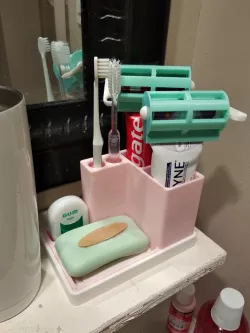 Double Tooth Brush Holder