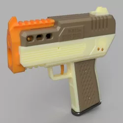 FP-68 Grass Snake Compact FTW flywheel pistol foam blaster