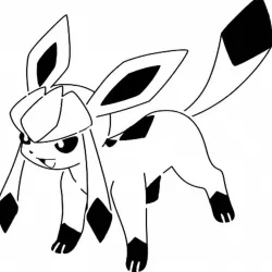 Glaceon stencil 2