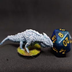 Guard Drake (White) for 28mm Tabletop Roleplay