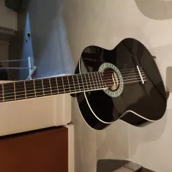 Guitar Stand made of IKEA bed legs (Bjorli)