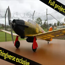 Hawker Hurricane RC plane - 3D printed project