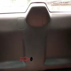 Honda Stream 2003. Trunk lock insert.