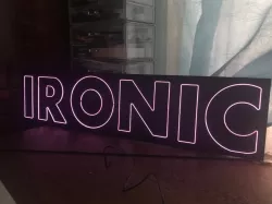 IRONIC - EL wire project