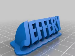 jeffery name plate (bottom text)