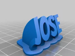 jose name plate (text)