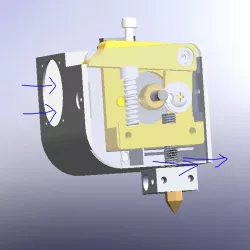 kubat3D direct drive mks8 extruder 