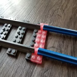 Lego Train Track Adapter REUPLOAD (NOT MINE)