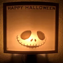 Lithophane nightlight Halloween
