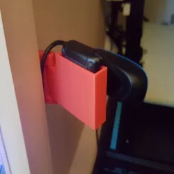 logitech webcam mount hinging