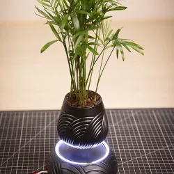 Magnetic levitation vase - The easy way!