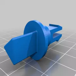 Meter cupboard lock spindle